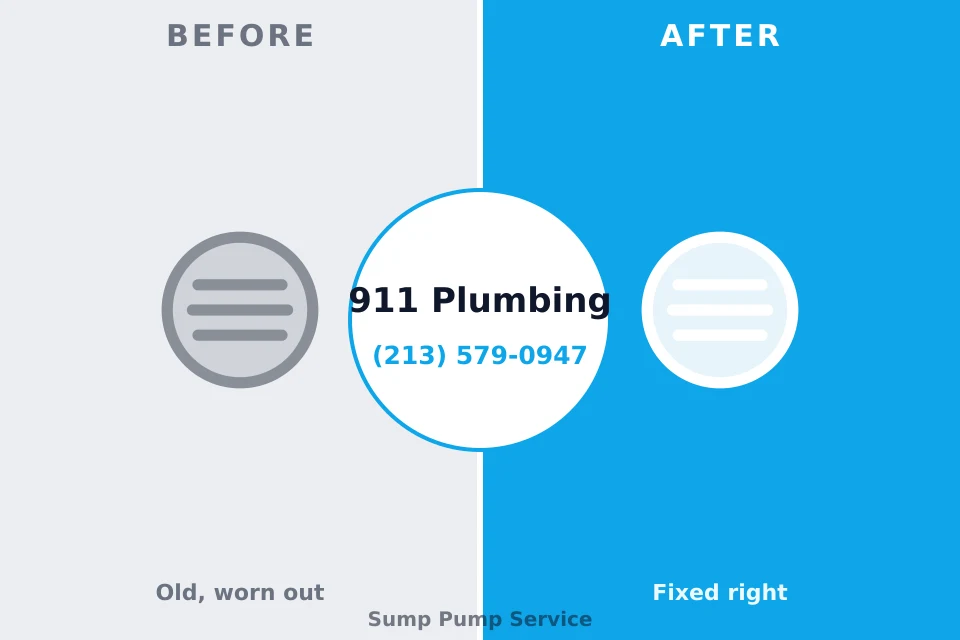 Before and after: plumbing repair Carlstadt, NJ